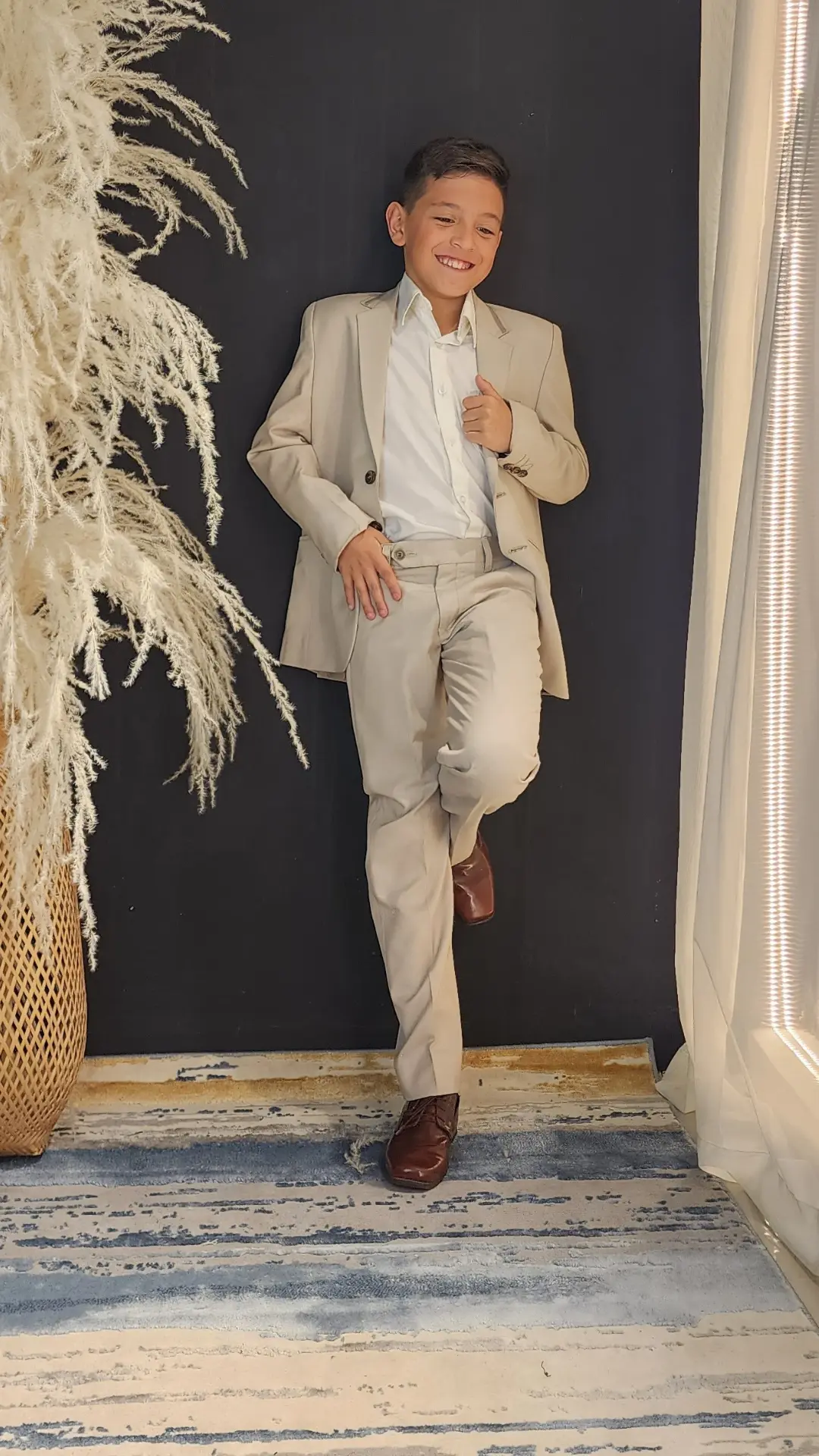 Traje de Niño Champaña