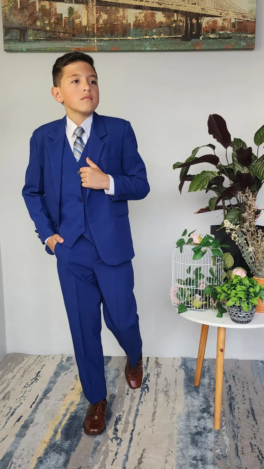 Traje de Niño Azul Rey